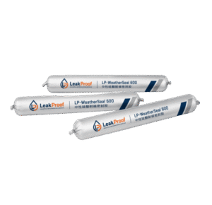 LeakProof LP-WeatherSeal 600 neutral weatherproof silicone sealant sausage packing for heavy-duty building joint sealing