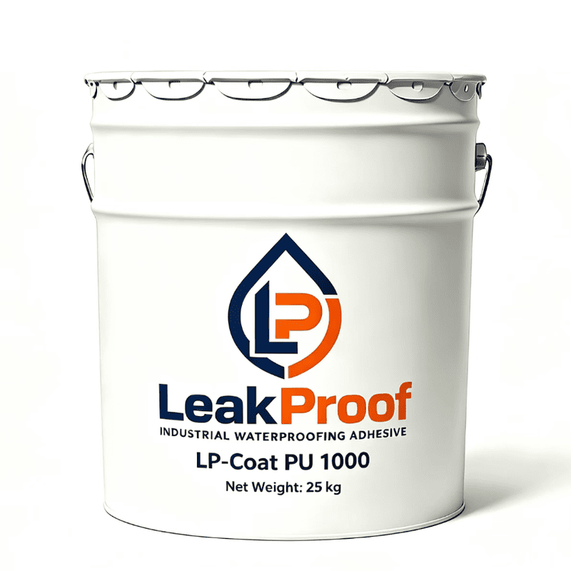 LeakProof LP-Coat PU 1000 single component liquid polyurethane elastomeric waterproofing membrane